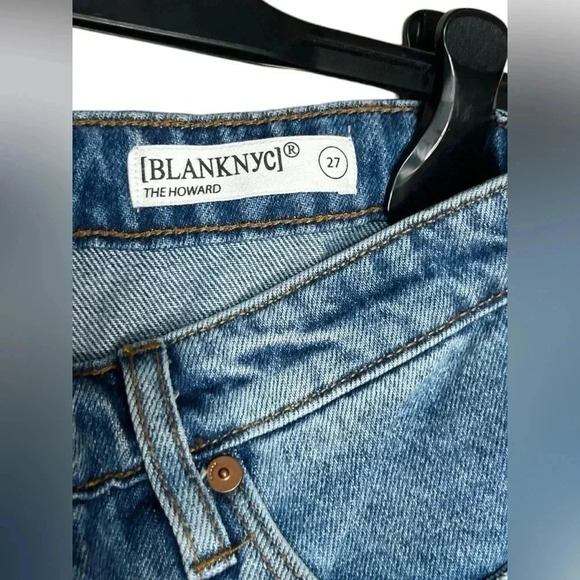 BLANKNYC Women's 27 The Howard Mid-Rise Loose Fit Jeans Denim Wildflower Casual - Picture 10 of 11